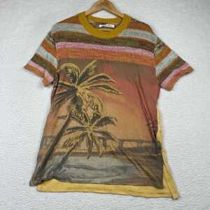 Free people palm tree tee shirt